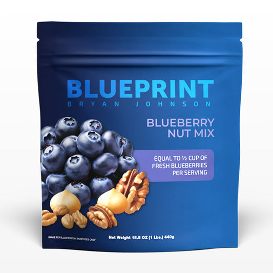Blueprint Bryan Johnson Blueberry Nut Mix 440g β 2000 mg polyphenols