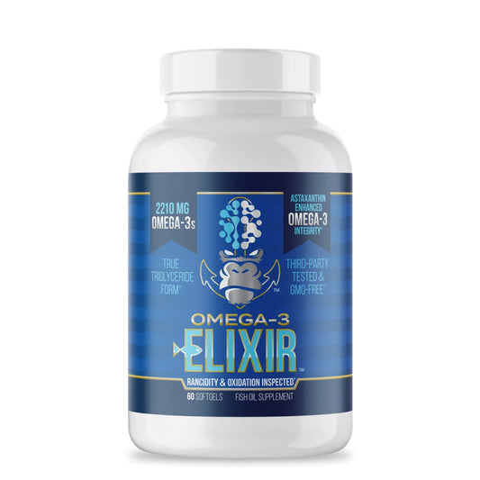 Gorilla Mind Omega-3 Elixir - Premium Fish Oil 60 Softgels