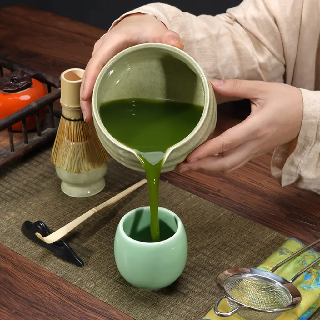 5-piece Matcha Set (Bowl, Whisk, Stand, Scoop, Strainer)