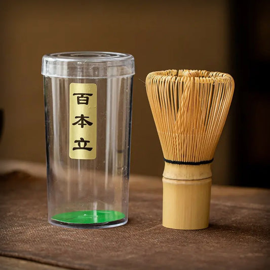 Bamboo Matcha Whisk (Chasen) 100 prongs