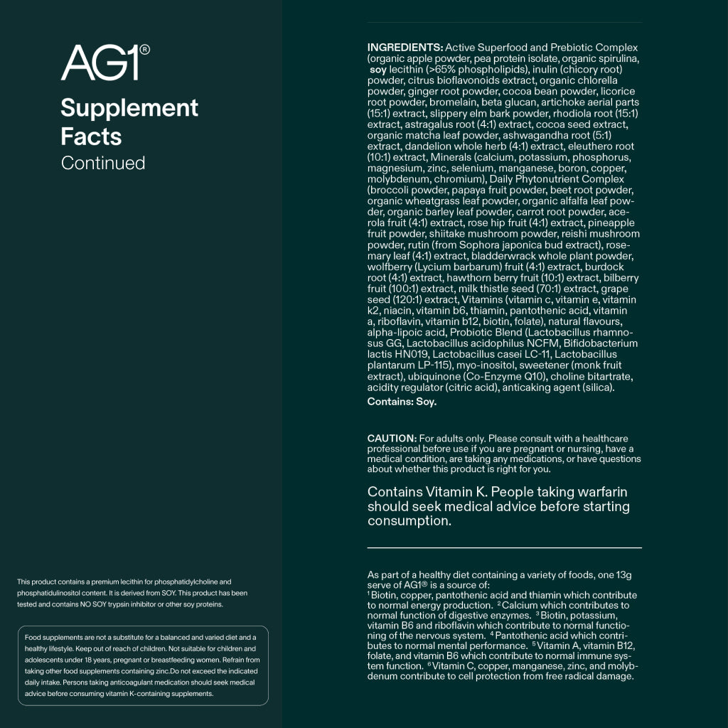 AG1 Athletic Greens x 30 TRAVEL Packs - All-in-One Daily Greens Supplement