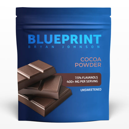 Blueprint Bryan Johnson Cocoa Powder – 7.5% Flavonols Unsweetened 340g