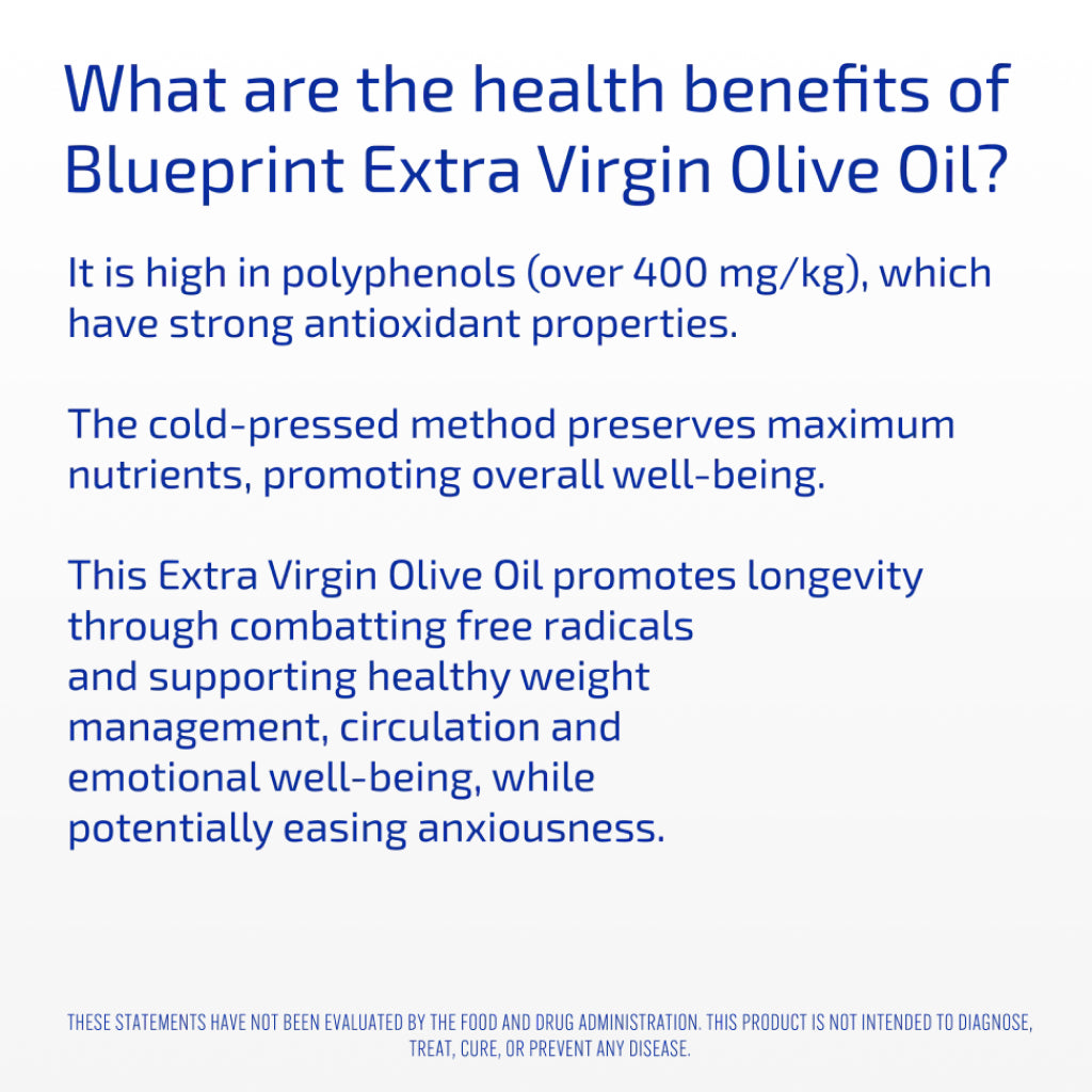 Blueprint Bryan Johnson Extra Virgin Olive Oil – Snake Oil 750ml