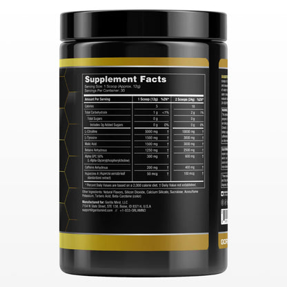 Gorilla Mode Base – Advanced Pre-Workout Performance Formula