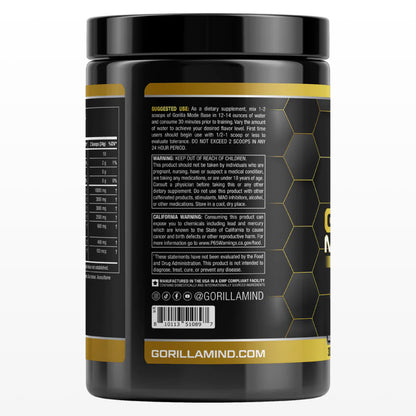 Gorilla Mode Base – Advanced Pre-Workout Performance Formula